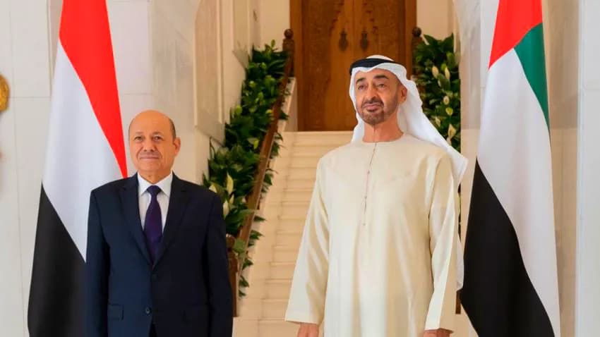 مصادر تكشف لـ"بلقيس" نتائج زيارة رشاد العليمي إلى أبوظبي