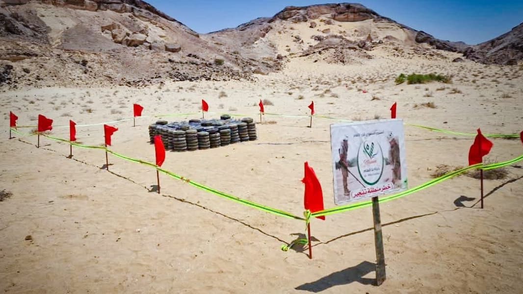 مسام السعودي يتلف 555 لغما ومخلفات حربية في المهرة